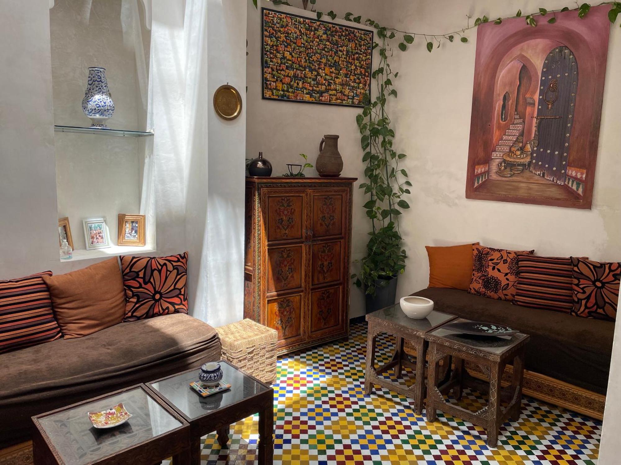Вилла Dar Seffah Au Coeur De La Medina Фес Экстерьер фото
